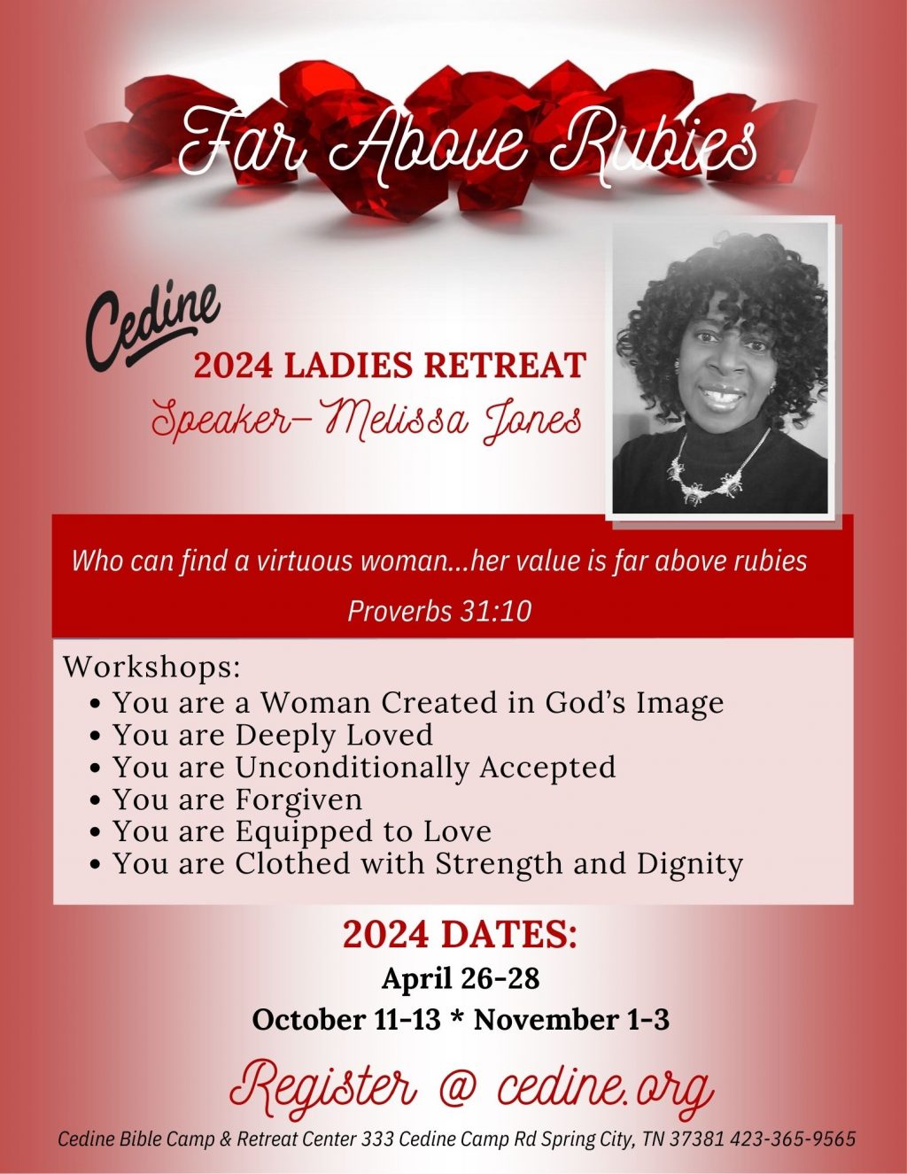 Ladies Retreats Cedine Ministries 